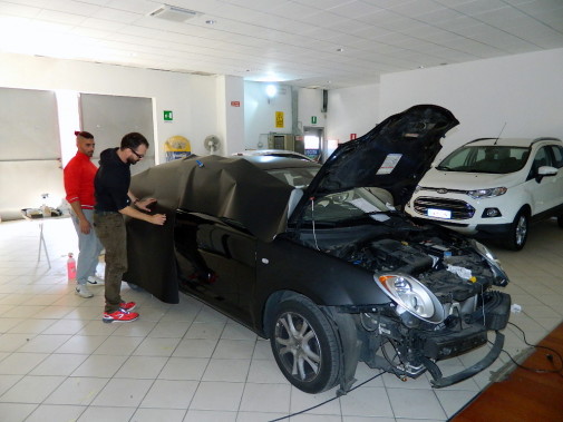 Alfa Romeo Mito by 9000 Giri in fase di lavorazione