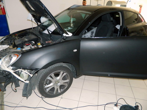 Alfa Romeo Mito by 9000 Giri in fase di lavorazione