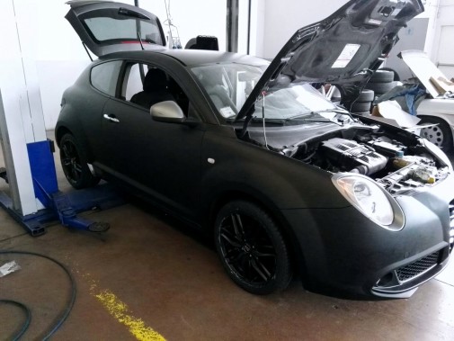 Alfa Romeo Mito by 9000 Giri in fase di lavorazione