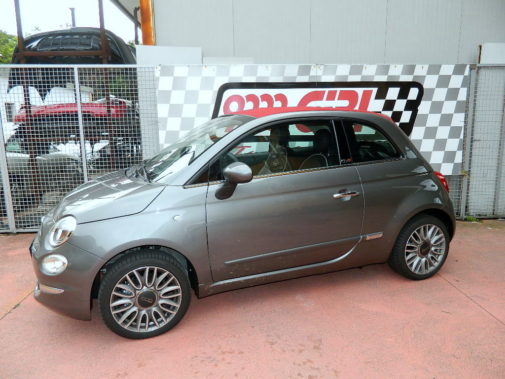 Fiat 500 cabrio powered by 9000 Giri 