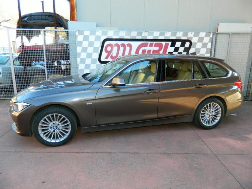 Bmw 320d touring powered by 9000 giri