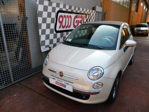 Fiat 500 1.2 cabrio powered by 9000 Giri