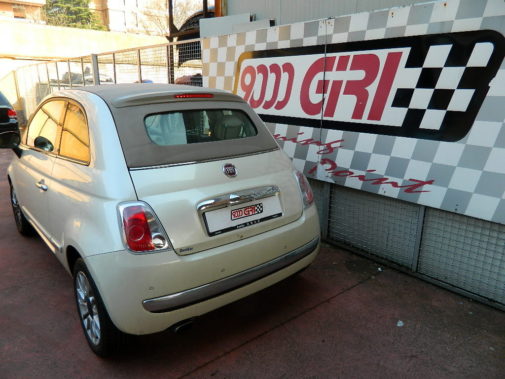 Fiat 500 1.2 cabrio powered by 9000 Giri