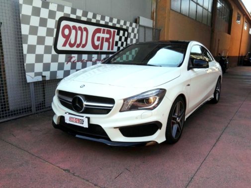 Mercedes Benz Cla 45 Amg powered by 9000 Giri