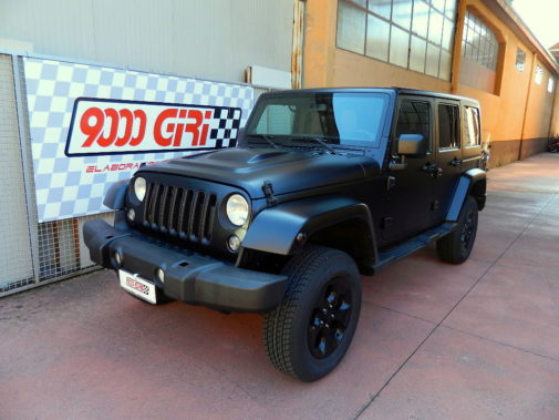 Jeep Wrangler 2.8 crd powered by 9000 Giri