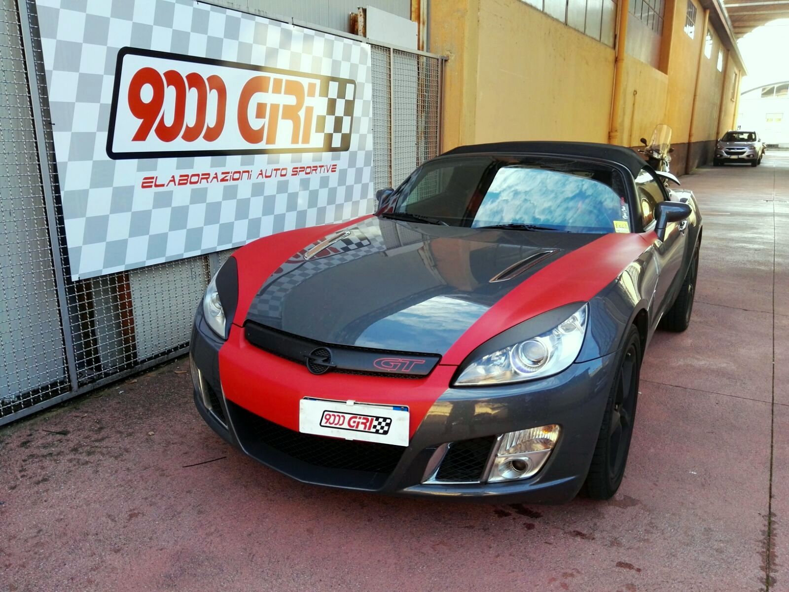 terminale di scarico artigianale opel gt
