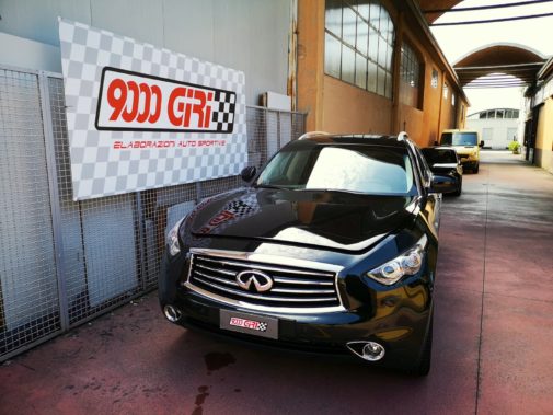 Infiniti Qx 70d powered by 9000 giri