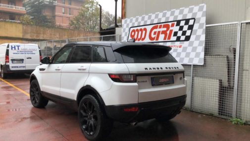 Range Rover Evoque powered by 9000 Giri