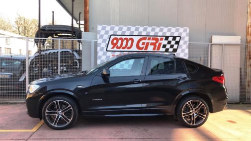 Bmw X4 2.0 tdi powered by 9000 giri