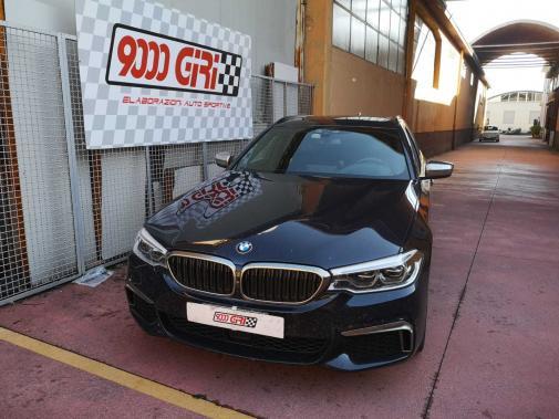 Bmw M550d powered by 9000 Giri