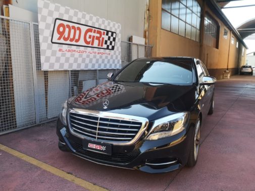 Mercedes S350d powered by 9000 Giri