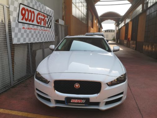 Jaguar Xe powered by 9000 Giri