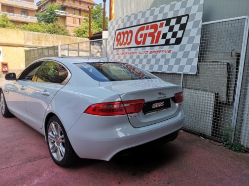 Jaguar Xe powered by 9000 Giri