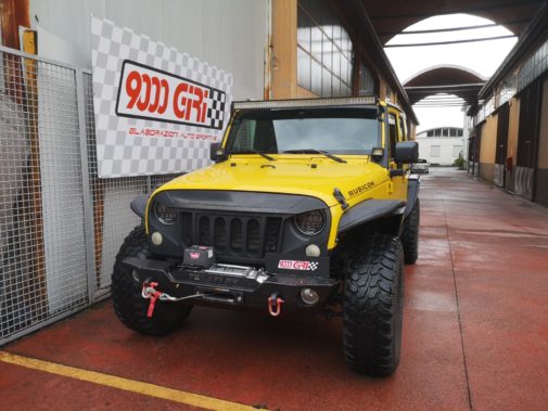 Jeep Wrangler Jk 3.8 V6 powered by 9000 Giri