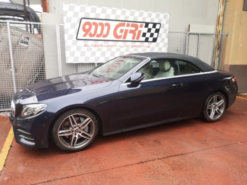 Mercedes E 220 cdi cabrio powered by 9000 Giri