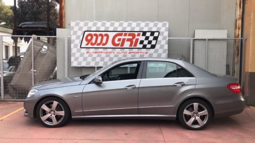 Mercedes E350 cdi powered by 9000 Giri