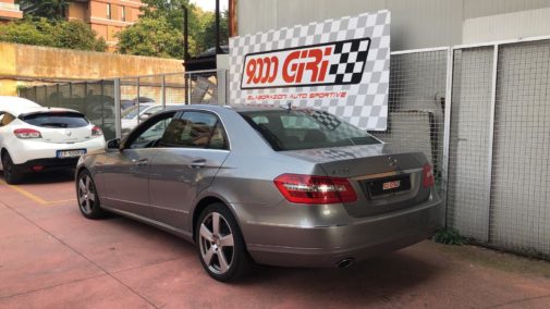 Mercedes E350 cdi powered by 9000 Giri