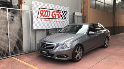 Mercedes E350 cdi powered by 9000 Giri