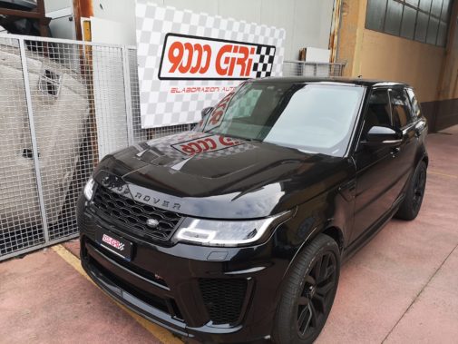 Range Rover Sport Svr Supercharger powered by 9000 Giri