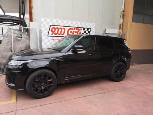 Range Rover Sport Svr Supercharger powered by 9000 Giri