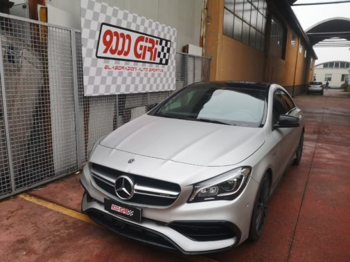 Mercedes Cla 45 Amg powered by 9000 Giri