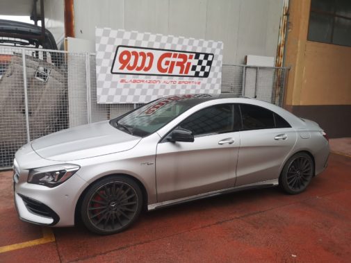 Mercedes Cla 45 Amg powered by 9000 Giri