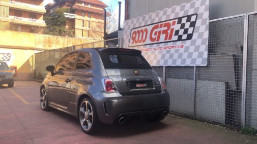 Fiat 500 Abarth 595 cabrio powered by 9000 Giri