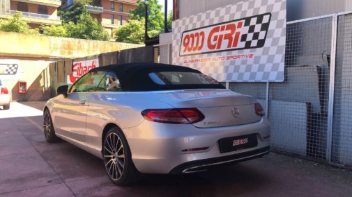 Mercedes c250d cabrio powered by 9000 Giri