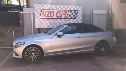 Mercedes c250d cabrio powered by 9000 Giri