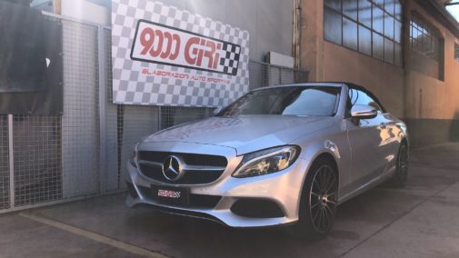 Mercedes c250d cabrio powered by 9000 Giri