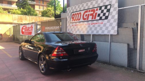 Mercedes Slk 200 kompressor powered by 9000 Giri