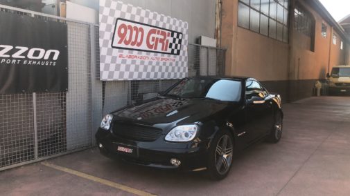 Mercedes Slk 200 kompressor powered by 9000 Giri