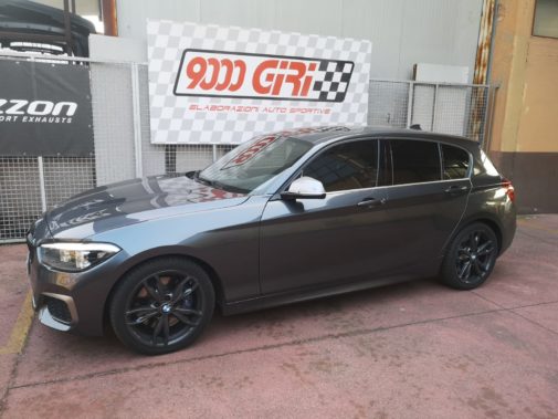 Bmw M140i con scarico sportivo Supersprint aspirazione e-Venturi centralina Seletron by 9000 giri. www.9000giri.it