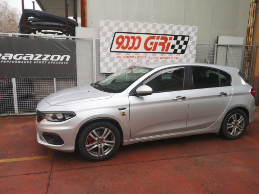 Fiat Tipo 1.4 Tjet ammortizzatori Bilstein, molle Eibach, terminale sportivo artigianale