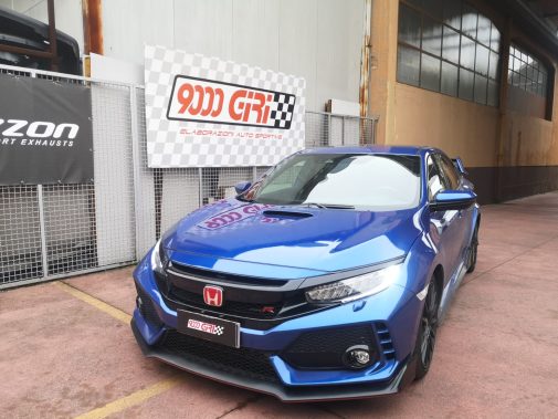 Honda Civic Type R terminale di scarico sportivo in titanio by 9000 giri, www.9000giri.it