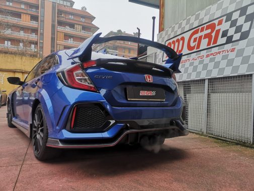 Honda Civic Type R terminale di scarico sportivo in titanio by 9000 giri, www.9000giri.it