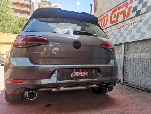 Vw Golf 7.5 1.5 tsi con terminale sportivo omologato Ragazzon, centrale diretto e rimappatura centralina elettronica via obd