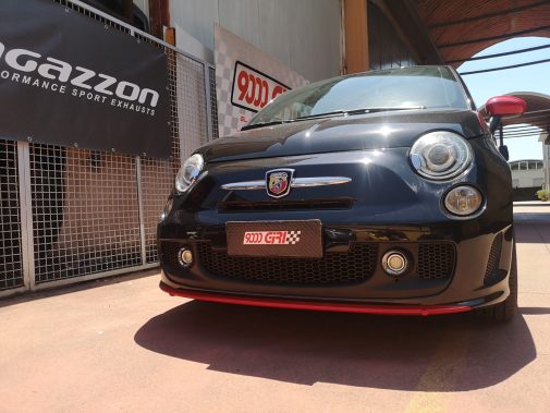 Terminale di scarico sportivo duplex Fiat 500 Abarth 595