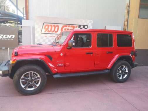 Rimappatura centralina elettronica via seriale Jeep Wrangler Jl 2.2 td