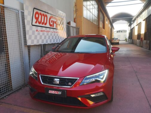 Seat Leon 1.6 rimappatura centralina elettronica eseguita via seriale