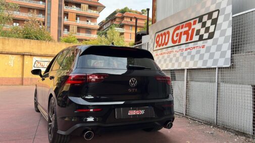 Linea di scarico Ragazzon montata su Vw Golf 8 Gti