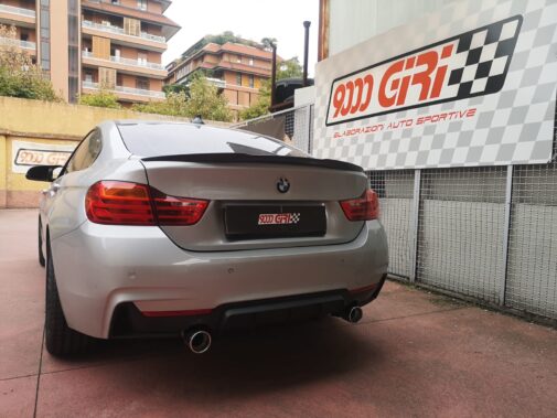 Impianto di scarico sportivo omologato Ragazzon montato su Bmw 428i