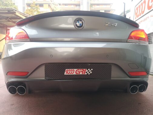 Assetto con molle Eibach Pro Kit + linea di scarico Supersprint con terminale a 4 uscite su Bmw Z4 23i