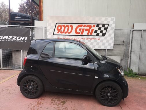 Rimappatura centralina elettronica + filtro aria bmc effettuati su Smart Fortwo 453 0.9 tb