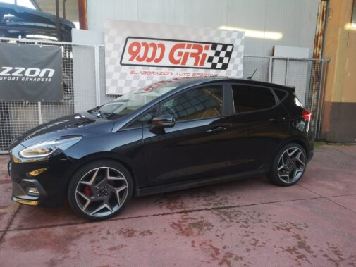 Upgrade impianto frenante Ebc realizzato su Ford Fiesta St Mk8 1.5 3 cilindri