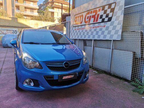 Opel Corsa Opc con rimappatura centralina elettronica + linea di scarico realizzata artigianalmente by 9000 giri + kit aspirazione diretta Bmc