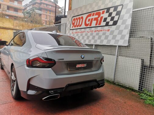 Bmw M240i con centralina Seletron Chip Box + pastiglie sportive Ebc mescola gialla anteriori + posteriori