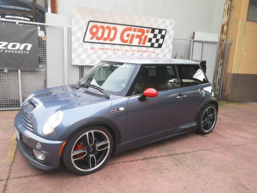 Mini Cooper Gp R53 Jcw restauro completo carrozzeria + interni + sostituzione motore + ammortizzatori Bilstein B6 + impianto frenante Ebc