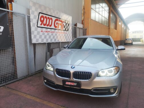 Bmw 525td messa a punto motore revisione 2 turbine con upgrade Stage 1 rimappatura centralina elettronica