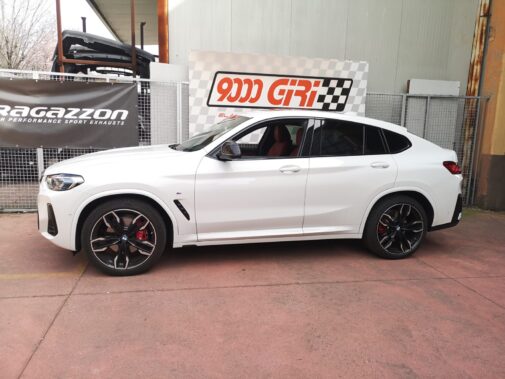 Active Sound Booster Maxhaust montato su Bmw X4 M40d by 9000 giri elaborazioni auto sportive